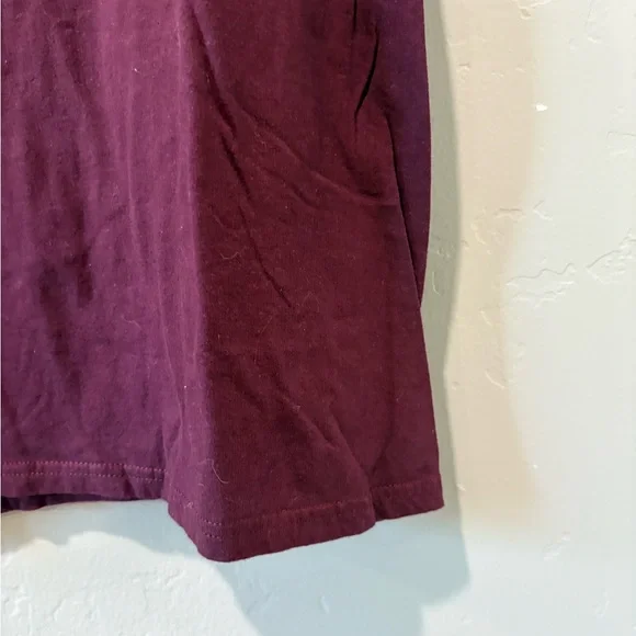 Adidas Men's Burgundy Short Sleeve Tee - Picture 4 of 7